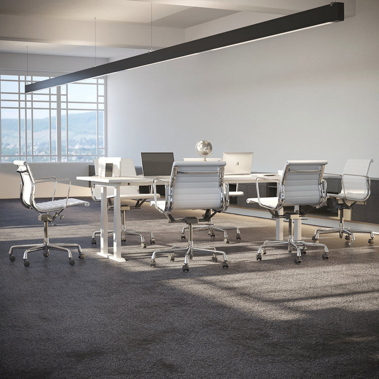 Desky Quad Sitz-Steh-Tischgestell Grau - Desky